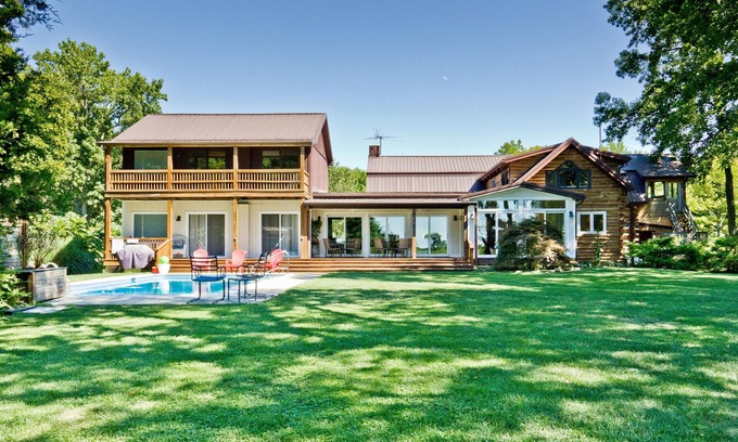 Wittman Cabin | Relaxing Waterfront Retreat with Pool & Pet-Friendly Amenities