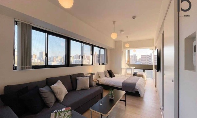 Hiroshima City Centre Apartment | New 1 BR Apartment by Peace Park with Family-Friendly Amenities