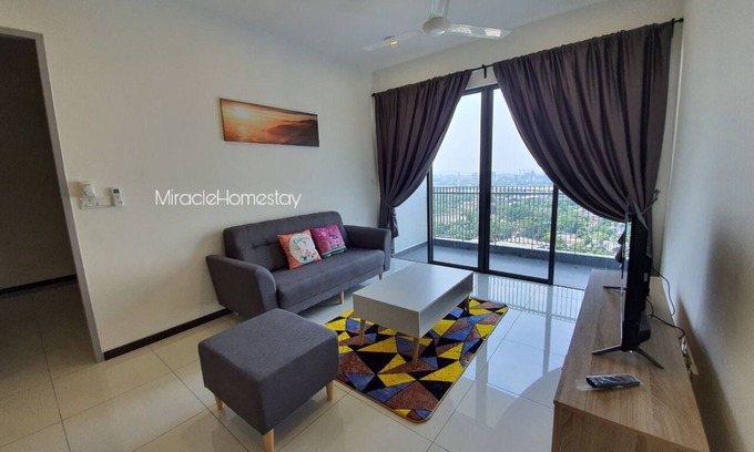 Kampung Bagan Dalam Condo | Cozy 4-Person Retreat with Pool in Butterworth