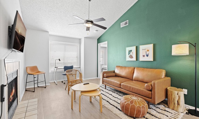 McNeil Apartment | Cozy BoHo 2BD Apt with Pool & Pet-Friendly Vibes