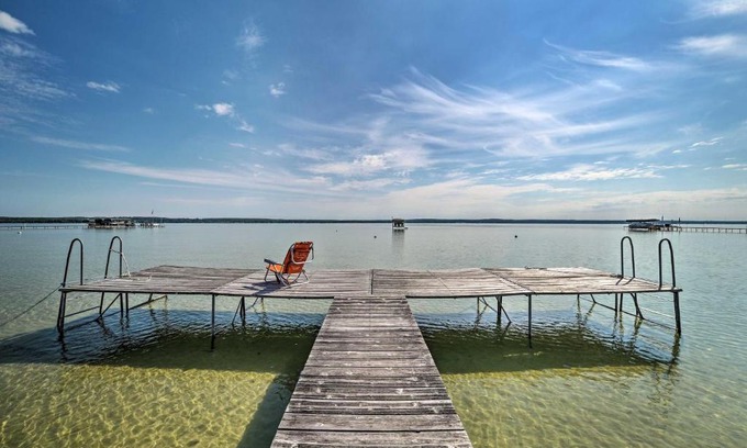 Brutus House | Cozy Burt Lake Getaway with On-Site Lake Access