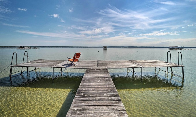 Brutus Cottage | Inviting Burt Lake Retreat with On-Site Lake Access