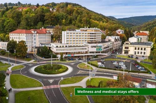 Jachymov Hotel | Pet-Friendly Complex Curie with Pool and Spa Amenities