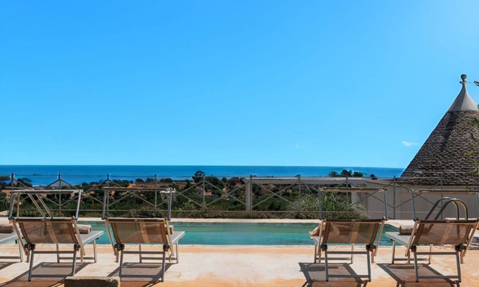 Monopoli Villa | Trulli Retreat with Private Pool and Sea Views