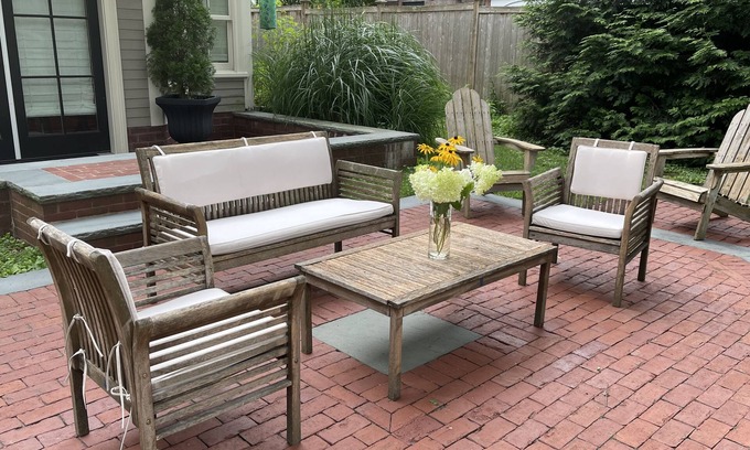 Concord Apartment | Discover Concord Riverfront Place: Pet-Friendly Getaway