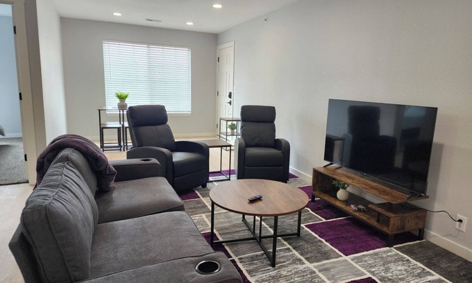 Manhattan Condo | Inviting Condo at Stadium Place with Pool and Breakfast