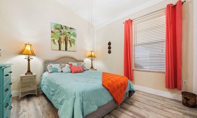Al Lago Village Condo | Top-Rated Condo with Pool Steps from the Beach 55+