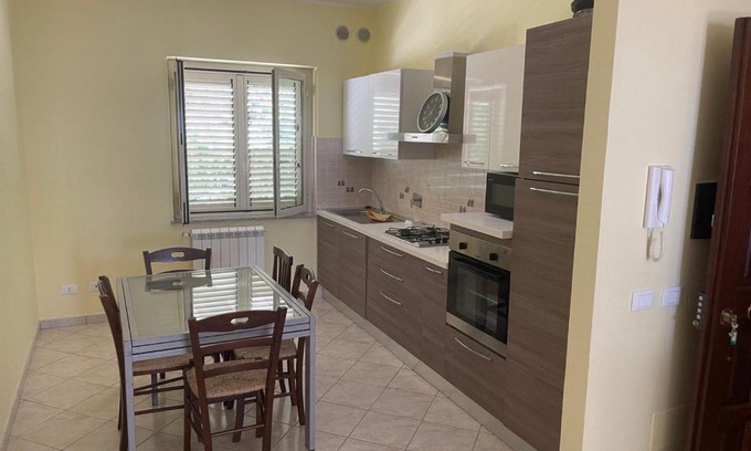 Falerna Apartment | Bright Apartment with Views in Falerna: Free WiFi & Parking