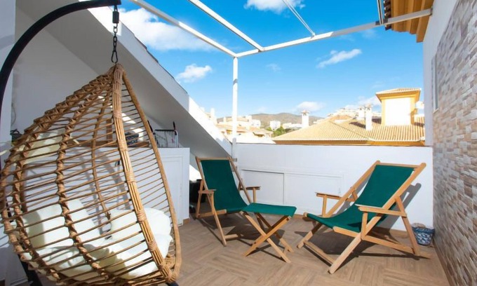 Rincon de la Victoria Apartment | Oceanfront Retreat at Constitución Square - Guest Rated 9.4