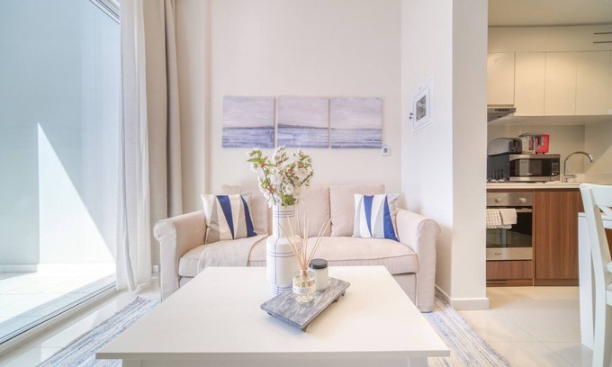 Downtown Dubai Apartment | Modern 1BR at Vera Tower Business Bay with Pool & Kitchen