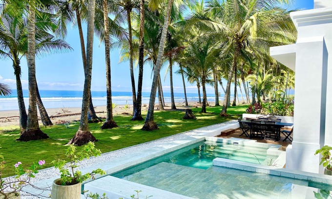 Playa Hermosa Condo | Beachfront Retreat with Private Infinity Pool & Spa