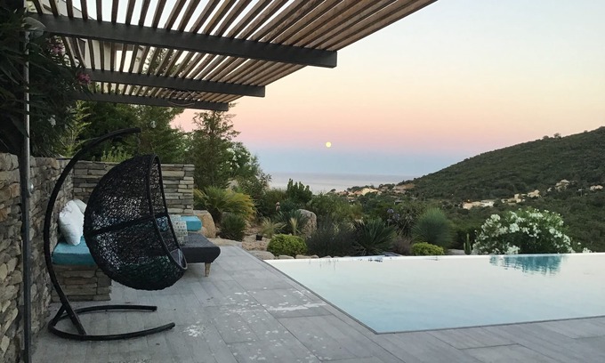 Conca House | Modern House with Pool, 800m from Beach in South Corsica