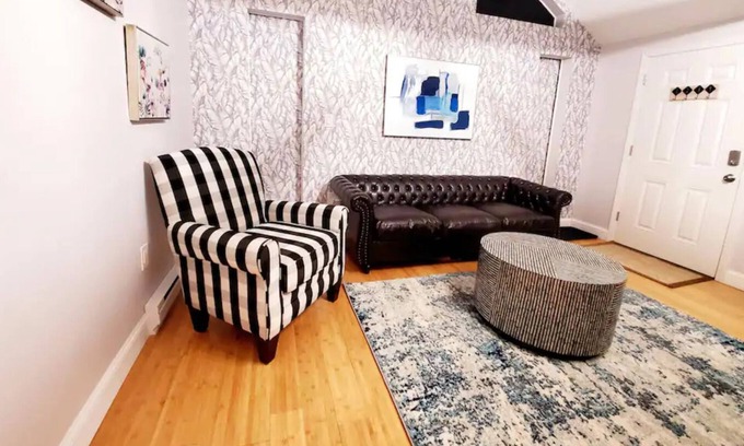 Nashua Apartment | Modern Private Studio Perfect for Families Near Mine Falls