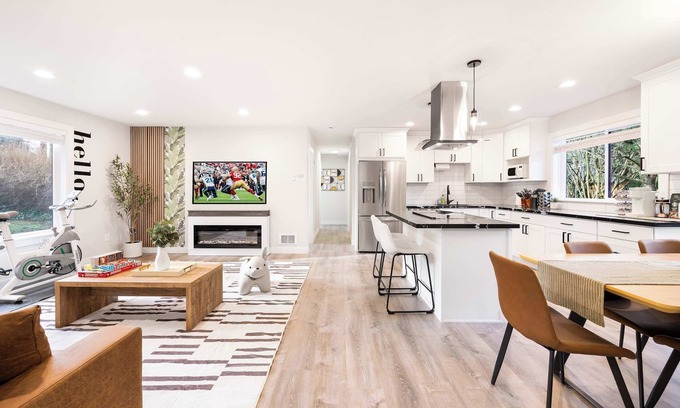 Victory Heights House | Contemporary Single-Level 2024 Remodeled Rambler | RV Parking