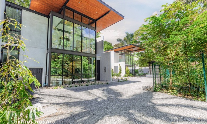 Nosara Villa | Modern 4-Bed Home Steps from Beach and Town with Pool