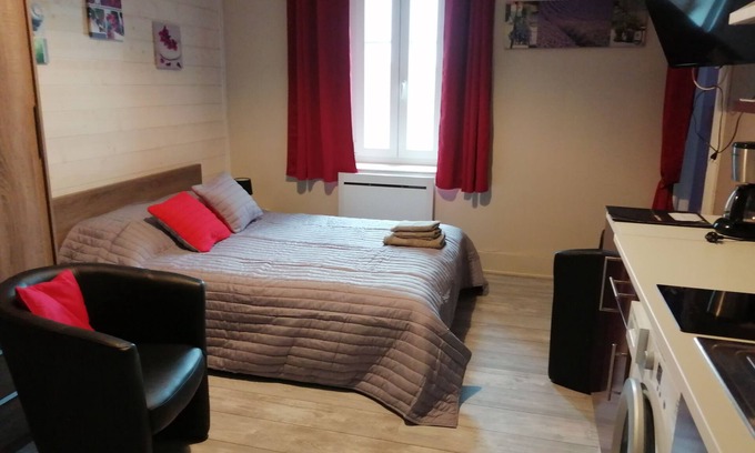Vittel Apartment | Serene Coqué Studio Meublé: Pet Friendly & Family Ready