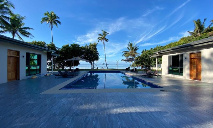 Tagaqe Apartment | Coral Coast Fiji: Oceanfront Paradise with Private Beach