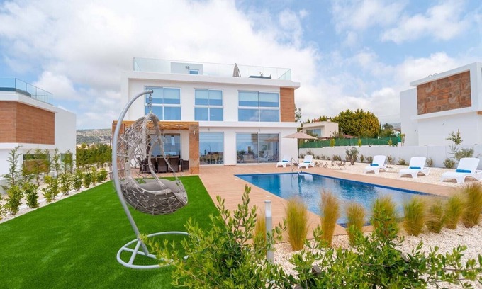 Peyia Town Villa | Coral Elite Residence: 4-Bedroom Villa with Private Pool