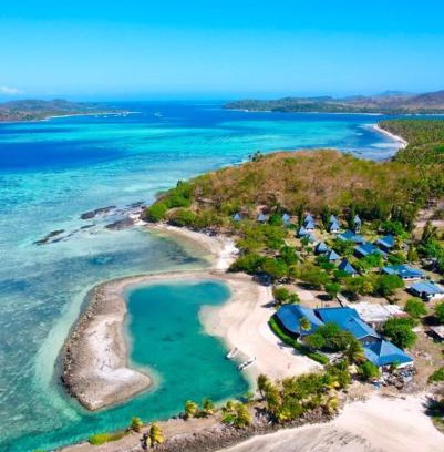 Tavewa Island Hotel | Oceanfront Bliss at Coralview Island Resort with Private Beach