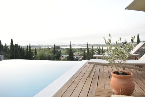 Perama House | Oceanfront Corfu View Deluxe with Pool & 9.7/10 Rating