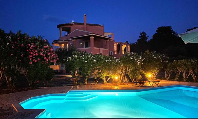 Dassia Villa | Exceptional Corfu Villa Dassia: Ocean View & Pet Friendly