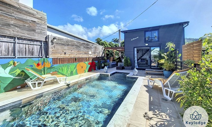 Entre-Deux Apartment | ```html
Corossol T2 Duplex with Pool and Ocean View in Entre-Deux
```