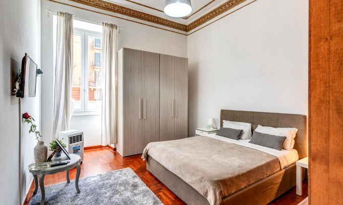 Quartiere Coppede Apartment | Child-Friendly Retreat at Corso Trieste 62 - 4 Star Comfort
