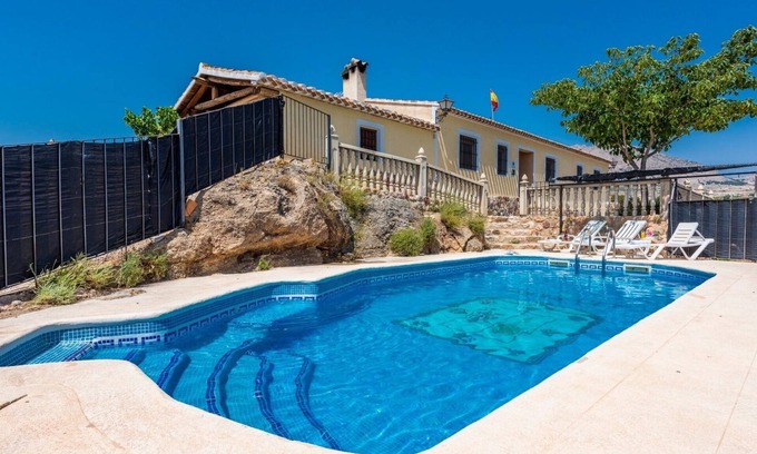 Velez Rubio Villa | Stunning Cortijo Celdrán Vélez Rubio with Private Pool & Spa