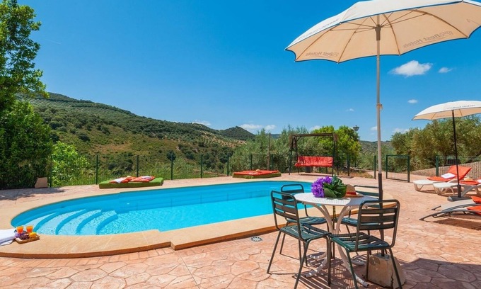 Castillo de Locubin Resort | Idyllic Cortijo Majolero with Pool & Spa in Locubín