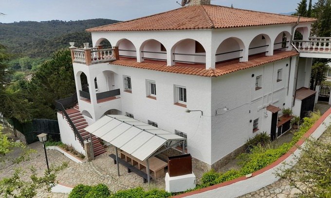 Vidreres Villa | Relax at Costa Brava: Private Pool, BBQ & Ocean Views