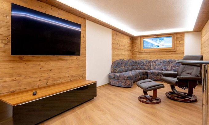 Saas Almagell Apartment | Cozy Apartment for 6 with Hot Tub, WIFI & Balcony Access