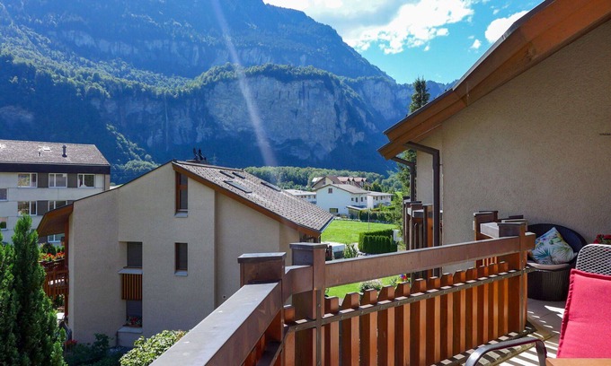 Martisberg Apartment | Cozy Apartment with Balcony, Pets Allowed & Lake View