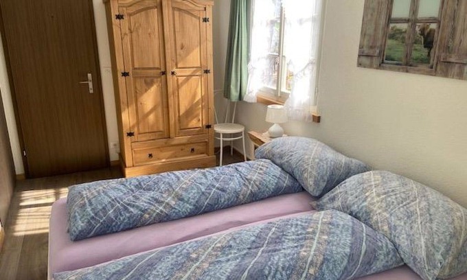 Ruedisbach Apartment | Cozy Apartment for 4 with Balcony, Pet Friendly & Parking