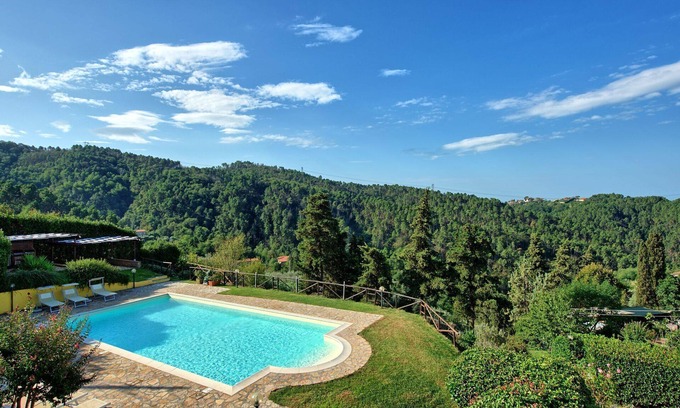 Massarosa Apartment | Idyllic Apartment with Pool, WIFI & Panoramic Views near Viareggio