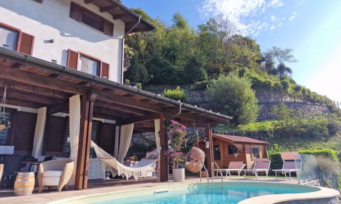 Ardenno Apartment | Inviting Apartment for 5 with Pool, WIFI and Terrace