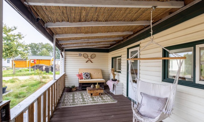 Anloo Ski Chalet | Inviting Chalet with Glamping Tent and Relaxing Sauna