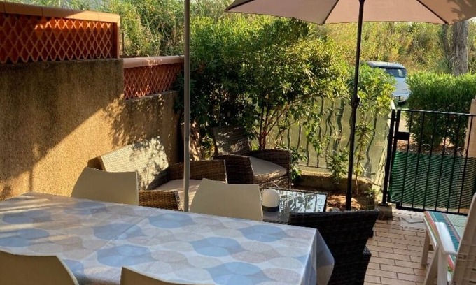Residences du Golfe de Lava Apartment | Charming Duplex Studio Steps from the Beach with Ocean Views