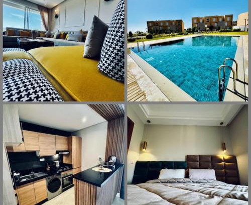 Tamrhakht Apartment | Cosy, Haut Standing & Neuf, vue Océan-Golf