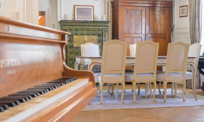 Neuville-aux-Bois Villa | Elegant Chateau Experience Near Orléans with Family Amenities