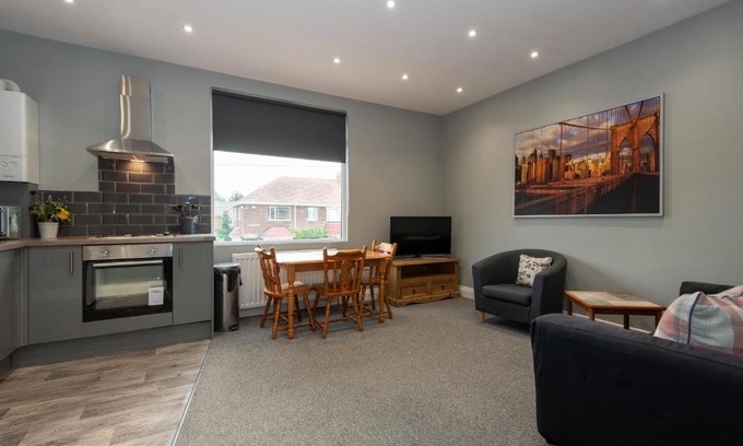 Bowburn Apartment | Inviting Modern One Bedroom Apartment near Durham