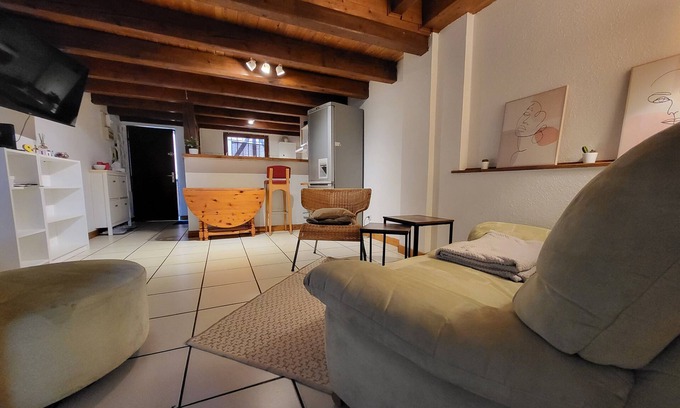 Schiltigheim Apartment | Cosy Old Farmer, 12 min de Strasbourg Centre