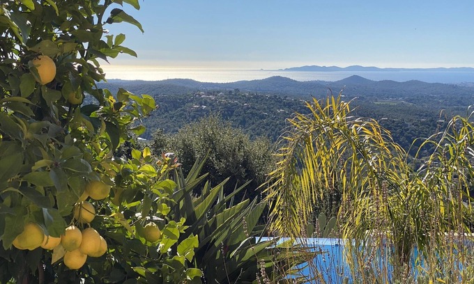 La Londe-les-Maures Villa | Experience Côte d'Azur: Villa with Ocean View & Heated Pool