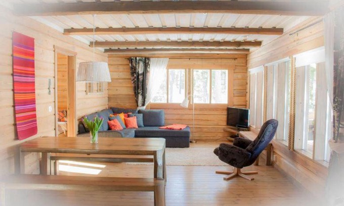 Tampere Ski Chalet | Relax at Cottage Harmaa with Hot Tub & Pet-Friendly Perks