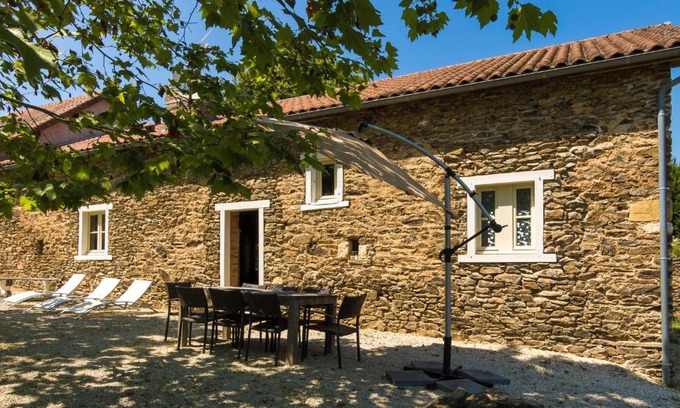 Chalais House | Pet-Friendly Cottage in Chaleix with Pool Access