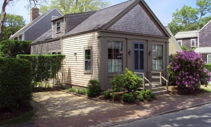 Nantucket Town House | Prime In-Town Cottage with Ocean View & Family Amenities