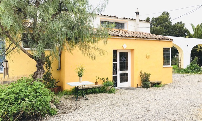 Olhao Cottage | Relaxing Cottage on Yoga Farm with Natural Pool near Fuseta