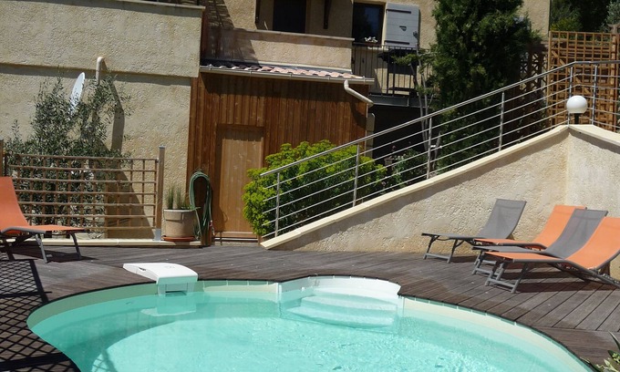 Aubres Villa | Elegant Cottage "The Thousand Flowers" with Pool & Views