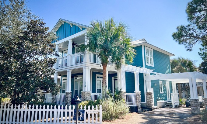 Cassine Village House | Bohemian Beach Retreat with Pool & Spa - 10/10 Rated!