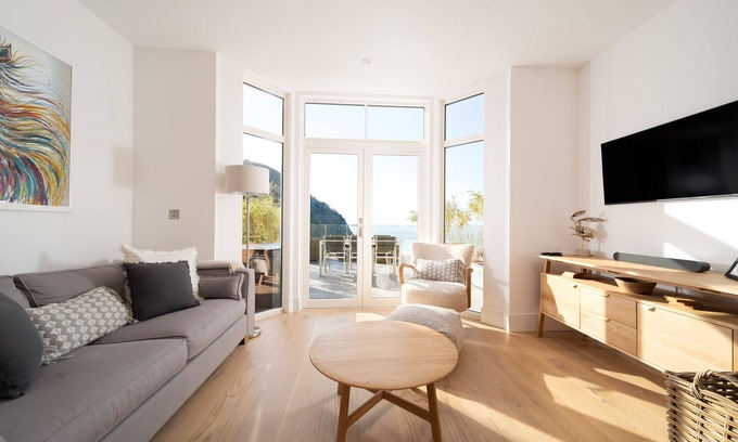 Lynmouth Apartment | Countisbury View, a luxury two bedroom coastal holiday apartment