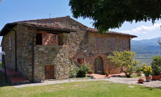 Rignano sull'Arno House | Inviting Country Apartment with Terrace & Shared Pool Access
